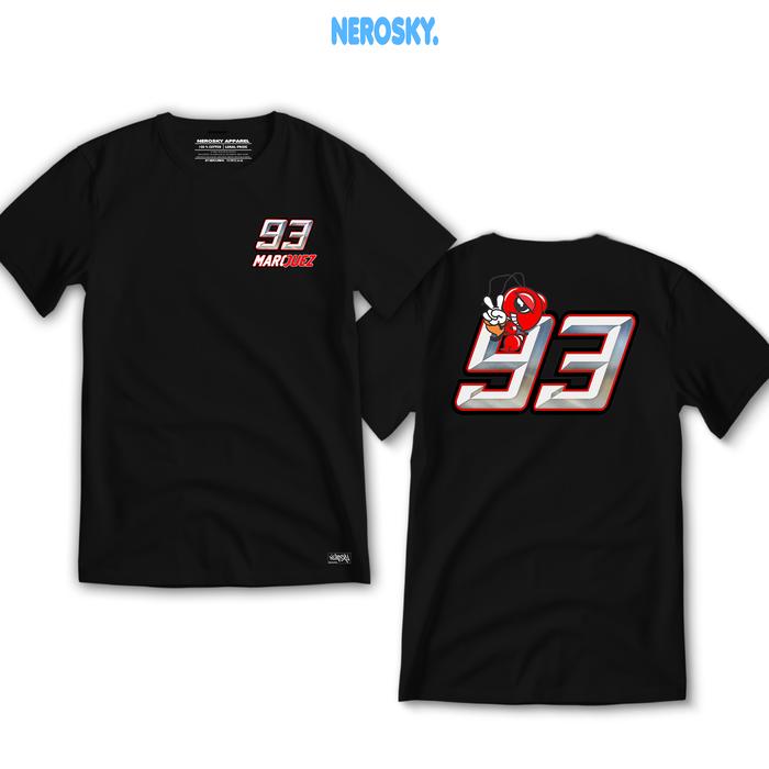 Gambar Kaos Marc Marquez T-shirt 24s premium cotton combed tipe 5 - Hitam, S dari Nerosky.Apparel undefined Tokopedia