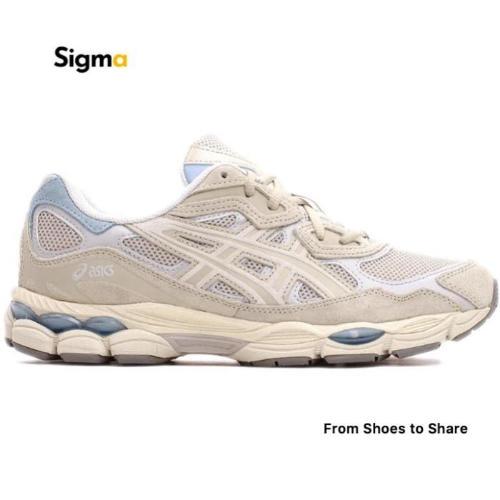 Gambar Sepatu Sneakers Asics Gel Nyc Smoke Grey Blue Best Seller - 9.5 dari Yannetshop undefined Tokopedia