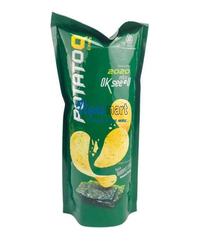 Gambar PotatoQ Chips / Potato Q Chips Snack 50gr - Rumput Laut dari Viyas Mart undefined Tokopedia