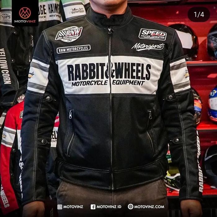 Gambar Jaket Motor Riding Touring Rabbit And Wheels New Combo Original Semarang - Black dari Motovinz Indonesia undefined Tokopedia