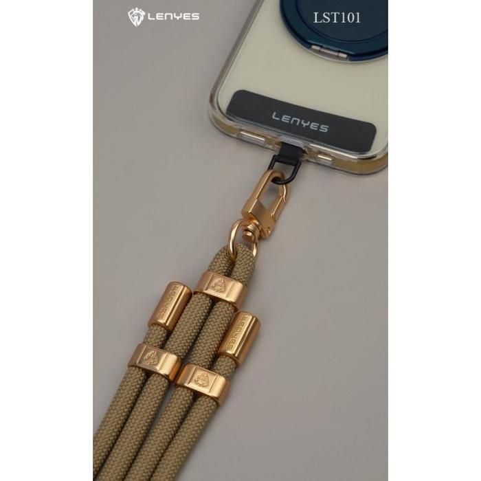 Gambar LENYES LST101 Lanyard Casing Handphone Universal Neckalce Strap Adjustable Tali gantungan - Khaki dari diana serbaguna undefined Tokopedia