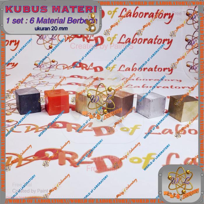 Gambar Kubus Materi, Silinder Materi, Silinder Massa Sama 100gram - Alat Pendukung Praktikum Fisika - Kubus Materi dari WORLD OF LABORATORY undefined Tokopedia