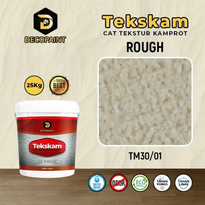 Gambar 25Kg Cat Tekstur - Cat Tembok Motif Pasir | TM Varian Rough - TM30/01 dari Decorative Paint Shop undefined Tokopedia