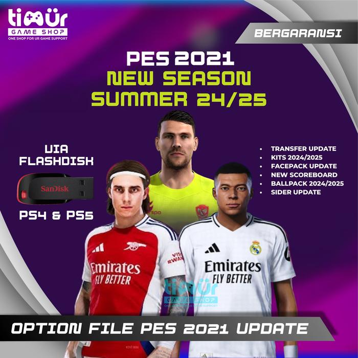 PES 2019 PS4 Option File (EFootball 2021 2021 Nintendo quality Switch)