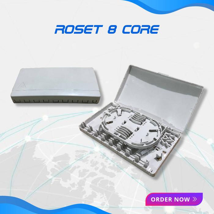 Gambar Roset 8 CORE / Roset FTTH 8 core / OTB Wall 8 Core SC kosongan - Kosongan dari UTAMA NETWORK undefined Tokopedia