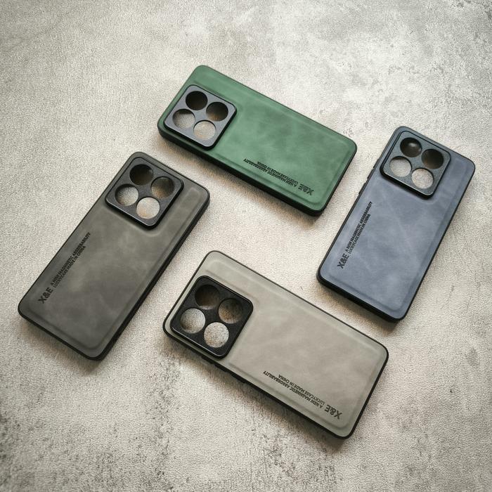 Gambar Case Xiaomi 14T / 14T Pro 5G Leather Magnetic Suede Casing Tekstur Kulit Domba Halus Hybrid Camera Protect Mi - 14T, Hitam dari ArmiTech undefined 5 Tokopedia