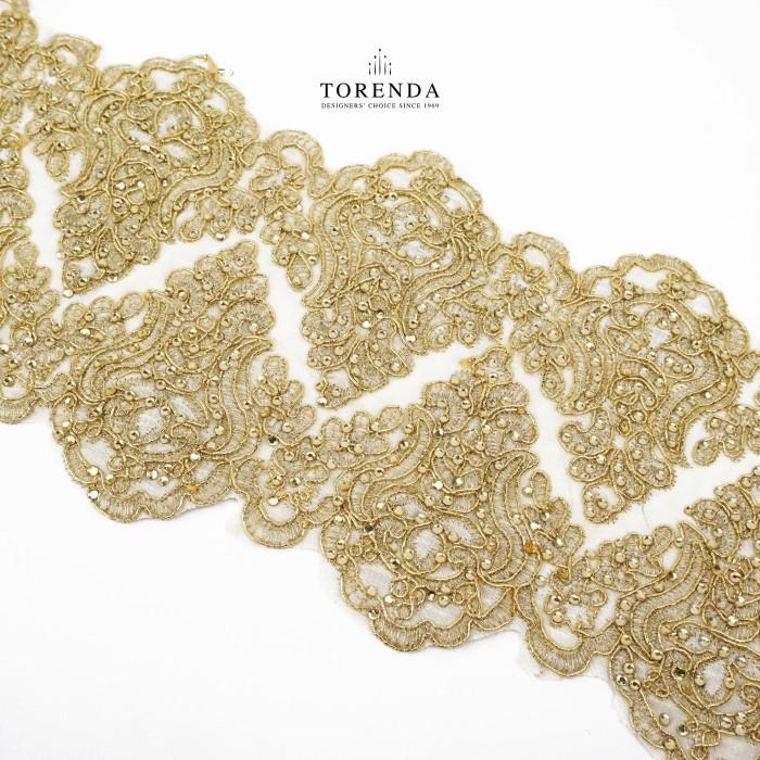 Gambar Torenda Renda India Gold / Meter - MLS.5096 - Gold dari Torenda undefined Tokopedia