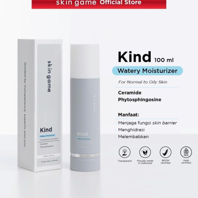 Gambar SKIN GAME KIND WATERY MOISTURIZER - PELEMBAB WAJAH (SKIN BARRIER) - 100ml dari dimascelulera undefined Tokopedia