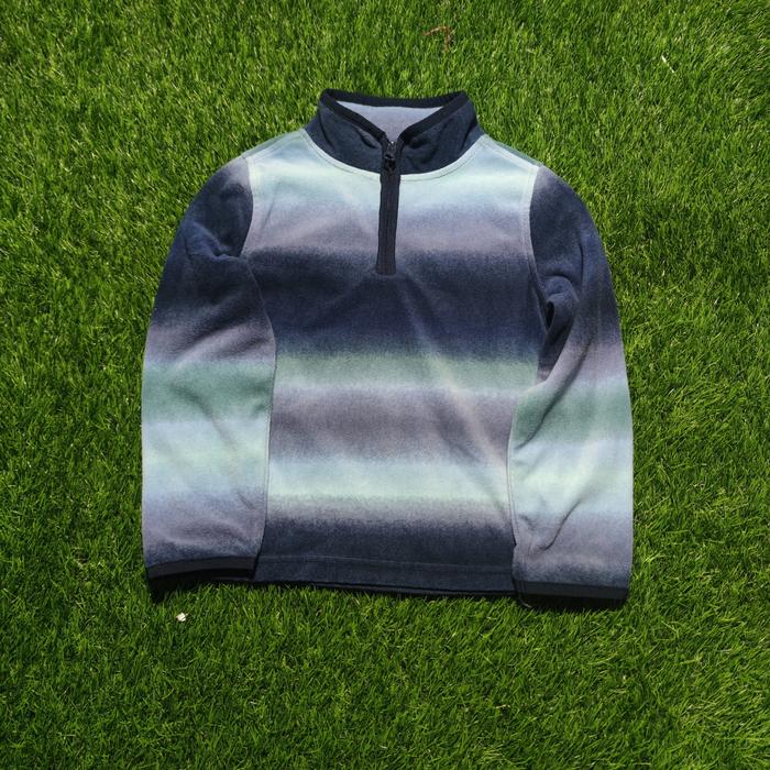 Gambar Kaos T-shirt atasan half Zipper lengan panjang anak laki laki OshKosh - navy, 7 dari D'One102 Store undefined Tokopedia