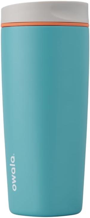 Gambar Owala SmoothSip Slider Insulated Stainless Steel Coffee Tumbler " 12oz and 20oz " - Beachy Breeze , 12oz dari Prima Goods ID undefined Tokopedia