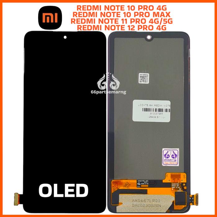 Gambar Lcd Touchscreen Xiaomi Redmi Note 10 Pro 4G / Note 10 Pro Max / Note 11 Pro 4G / 5G / Note 12 Pro 4G FULLSET - OLED dari Dewi 66Partsemarang undefined Tokopedia