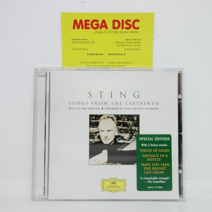 Gambar CD Sting Album Audio Music - Cek Varian / Barcode - Songs From the  dari Mega Disc undefined Tokopedia