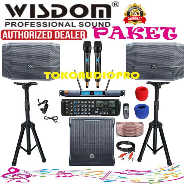 Gambar Paket Karaoke Wisdom KT210   BT2000K   U200 Paket Karaoke dari Tokoaudioprocom undefined Tokopedia