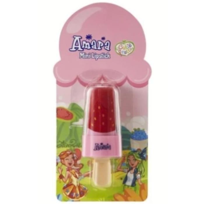 Gambar AMARA Mini Lipstick Strawberry Pink Red Kosmetik Aman Anak BPOM - Merah Muda dari Mishana Shop Kab. Tangerang Tokopedia