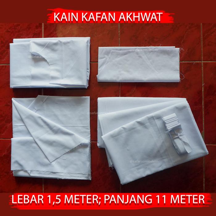 Gambar Kain Kafan Wanita yang Praktis dan Siap Pakai dari Safaraz Moslem undefined Tokopedia