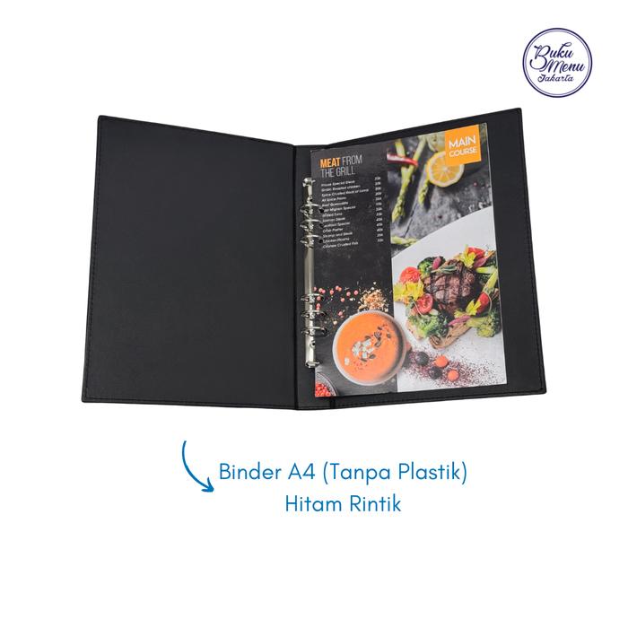 Promo Buku Menu Jakarta - Buku Menu Kulit Ring Binder 6 lubang (TANPA