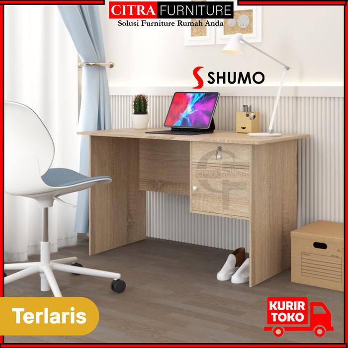 Gambar Meja Tulis kantor 1/2 setengah biro- 120 cm - SONOMA CREAM, DIRAKIT dari Citra furniture undefined Tokopedia