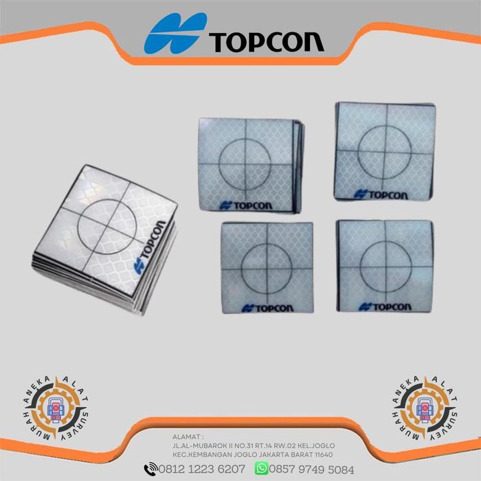 Gambar Reflector Sheet Reflective Tape Prisma Target Topcon 4x4Cm - Putih dari ANEKA ALAT SURVEY MURAH undefined 5 Tokopedia
