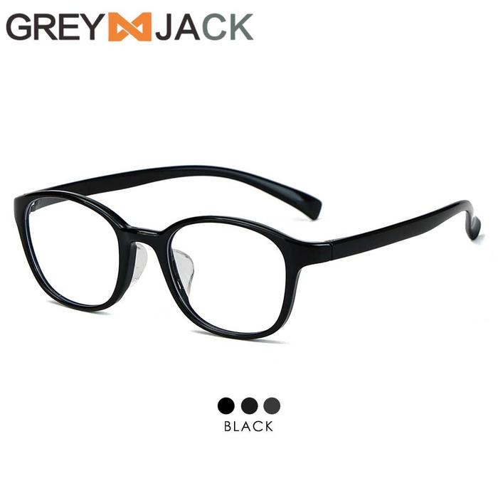 Gambar Grey Jack Kacamata Antiradiasi Blueray Model Square TR90 Simple Pria dan Wanita Bisa Minus Antiradiasi Blueray Photocromic Bluecromic 1002X - BLACK, BLU-RAY NORMAL dari Grey Jack Eyewear undefined Tokopedia