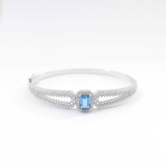 Gambar Gelang Emas Fashion 8K Dominique Jewellery -  Batu Biru  dari Dominique Jewellery undefined 5 Tokopedia