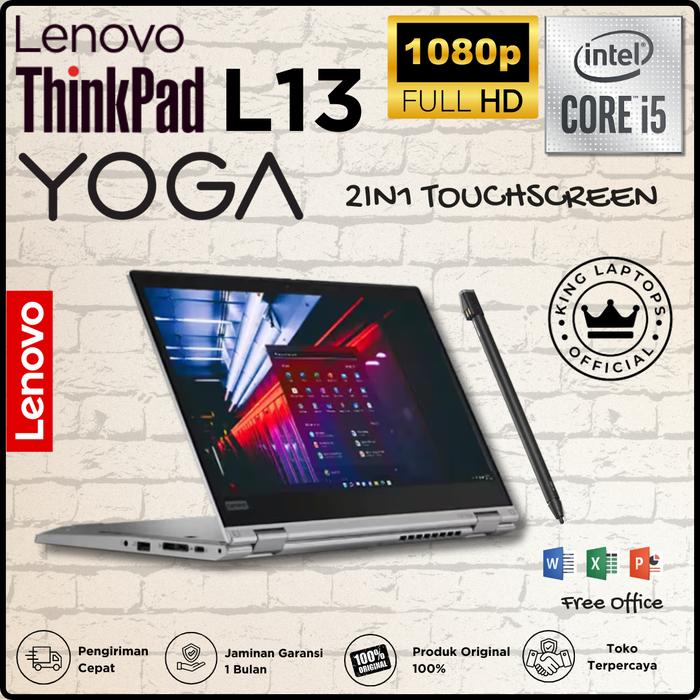 Lenovo ThinkPad L13 Yoga Core i5 Gen-10/RAM 16GB/1TB SSD/Free Pen  16GB/256GB