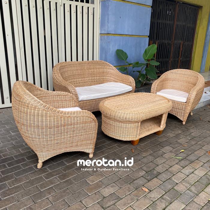 Set Sofa Tamu Rotan Alam / Set Kursi Tamu Rotan Model Klasik / Kursi Rotan  Model Antik - Kursi Only di Merotan Id | Tokopedia
