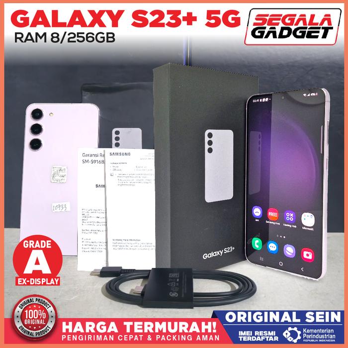 Gambar HP SAMSUNG GALAXY S23+ 8-256 PINK LIKE NEW - PINK, GRADE A dari Segala_Gadget undefined Tokopedia