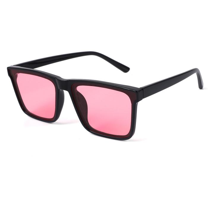 Gambar PL-WW015 Kacamata Fashion / Kacamata Hitam Korean Fashion / Sunglassess Wanita & Pria Unisex / Kacamata Casual Import - Black/Pink dari Aloy Alita Shop_NEW undefined Tokopedia