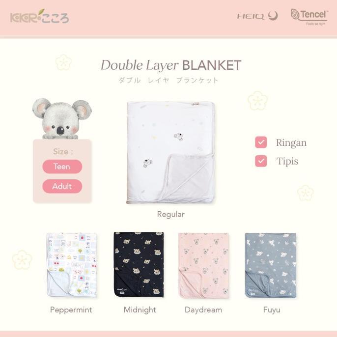 Gambar Best Kokoro Story Double Layer Blanket / Selimut Kain Dua Lapis Tipis | Selimut Anak Bayi Dan Dewasa Dingin Motif Karakter Halus Lembut Bahan Tencel - Regular, Adult dari silviastrore undefined Tokopedia