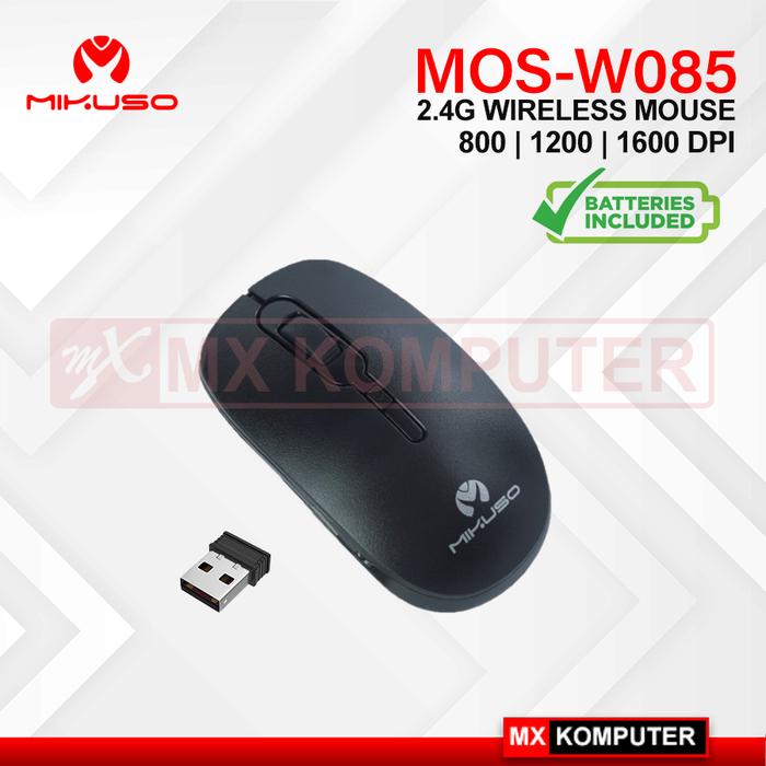 Gambar Mouse Wireless Mikuso MOS-W085 MOS W085 dari MXKomputer_NEW undefined 5 Tokopedia