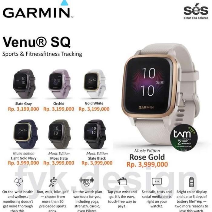 Garmin Venu Sq Music Navy Light Gold Buy Garmin Venu® Sq – Music
