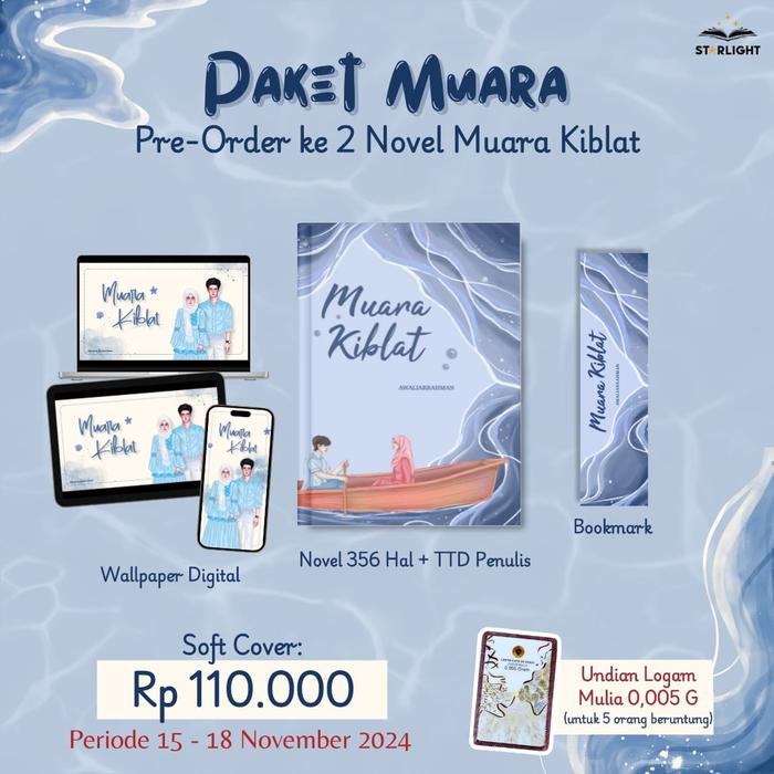 Gambar Buku Muara Kiblat (spin off Kiblat Cinta) - Awaliarrahman - Starlight - Bumifiksi - PAKET MUARA dari Bumi Fiksi Makassar undefined Tokopedia