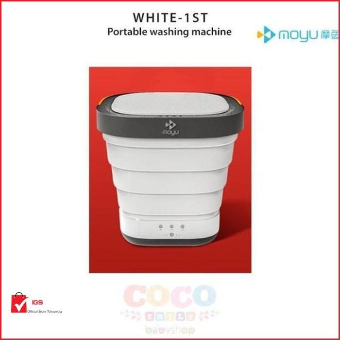 Gambar XIAOMI MOYU 1st Travel Portable Washing Machine Mesin Cuci -IGS - WHITE dari Igudar Store undefined Tokopedia