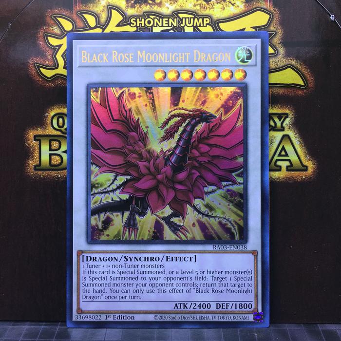 Gambar Yugioh TCG Black Rose Moonlight Dragon - RA03 - Ultra rare dari Gembul-shops undefined Tokopedia
