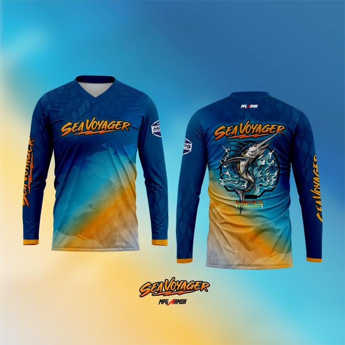 Gambar Jersey Mancing Sea Voyager MPG ARMOR - V-Neck, S dari MPG ARMOR OFFICIAL undefined Tokopedia