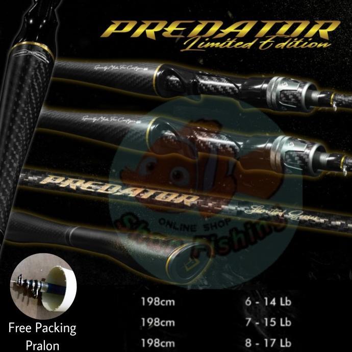Gambar NEW Joran Spinning Daido Predator Limited SP 662 /198cm - SP, 7-15lb dari Raharjo Fishing undefined Tokopedia