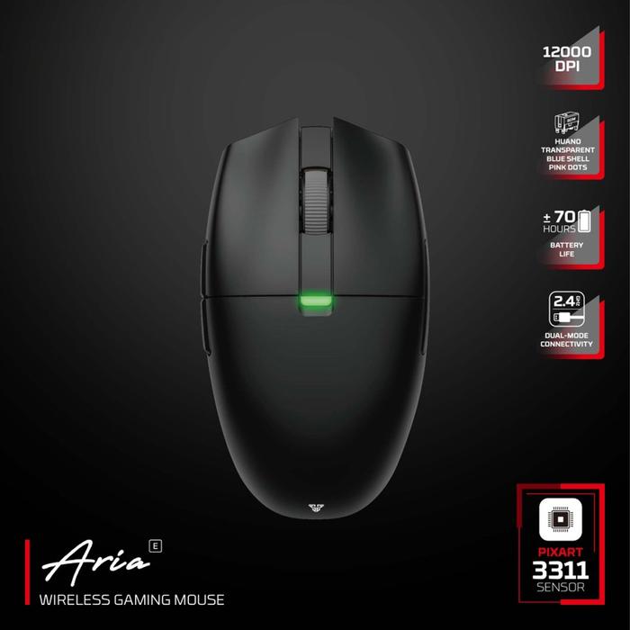 Gambar Fantech Aria XD7 / XD-7 Ultra-Lightweigth Wireless Bluetooth Gaming Mouse PAW3395 - Aria E Black dari ChemicyGaming Kota Administrasi Jakarta Pusat Tokopedia
