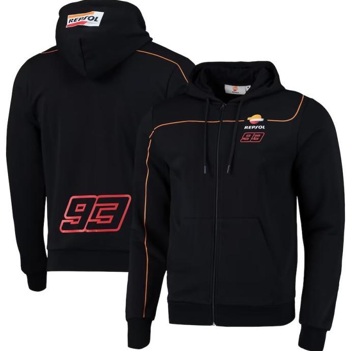 Gambar Repsol Honda MotoGP 2023 Team Marc Marquez 93 Full Zip Hoodie Unisex - S dari THE Elegent Store undefined Tokopedia
