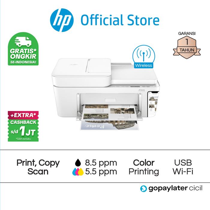 Printer HP DeskJet 4275 All in One Print Scan Copy USB Wireless Wifi - DeskJet 2876