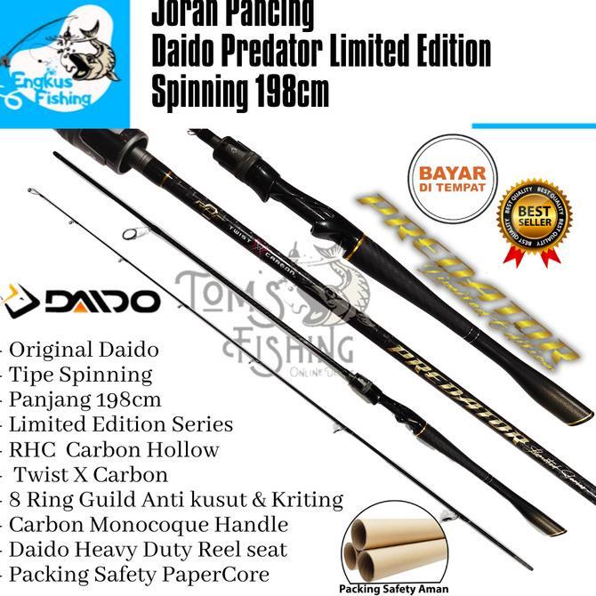 Gambar NEW Joran Pancing Daido PREDATOR LIMITED SERIES 198cm Spinning Murah - Engkus Fishing - 7-15lbs dari Raharjo Fishing undefined Tokopedia