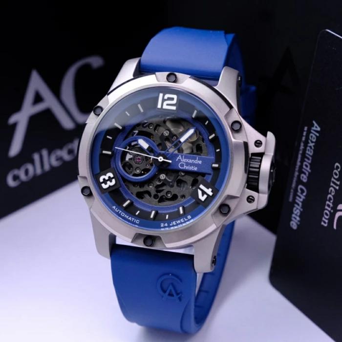 Gambar Alexandre Christie Original AC 6295 Jam Tangan Pria. Automatic Original Garansi Resmi 1Tahun - Blue dari GF WATCH JAKARTA undefined Tokopedia