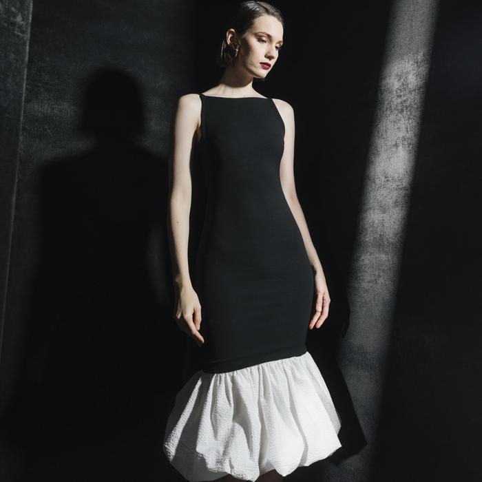 Gambar LORENA DRESS CD-952 SEARRA - Black White, S dari CIEL OFFICIAL undefined Tokopedia