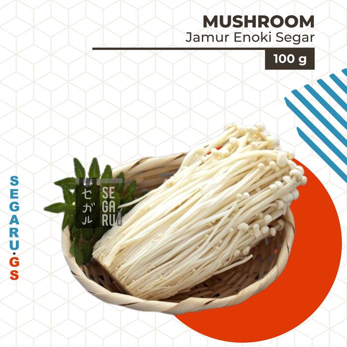 Gambar Jamur Enoki Segar Fresh Import 100 gram dari Segarufoods Gading Serpong undefined Tokopedia