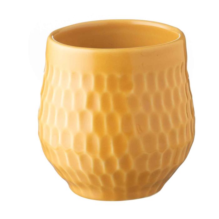 Gambar Cup / Cangkir Kopi atau Teh Jenggala Hammered 300 ml Kuning dari Jenggala Keramik Bali undefined Tokopedia
