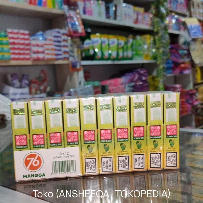 Gambar Rokok Djarum 76 Mangga 12 Batang Harga 1Slop/Isi:10Bungkus dari ANSHEEQA undefined Tokopedia