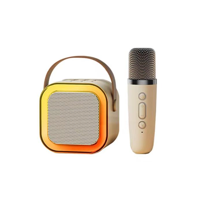 Jual Mini Speaker Bluetooth 2 mic 1 Karaoke /Bluetooth 5.3 Mini Speaker ...