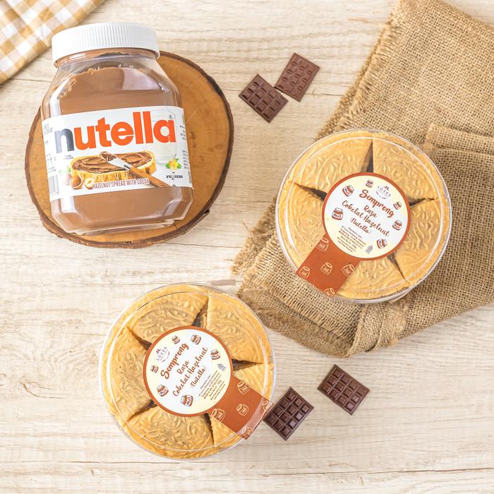 Gambar Loves Semprong isi Cokelat Hazelnut (Nutela) - Toples Reguler dari Loves Semprong Jaktim undefined Tokopedia
