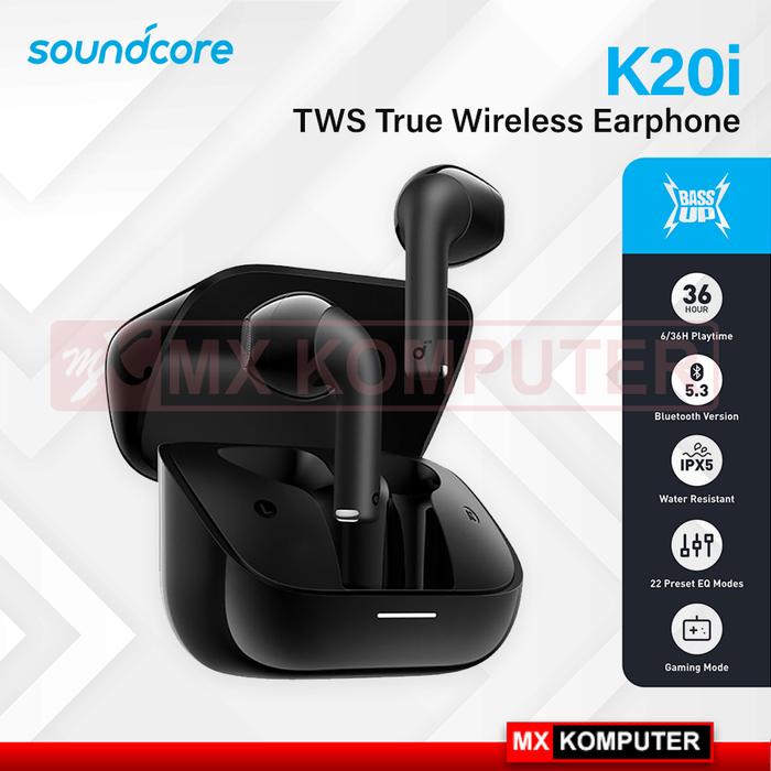 Gambar Anker Soundcore K20i TWS True Wireless In-Ear Earbuds Earphone - Hitam dari MXKomputer_NEW undefined Tokopedia