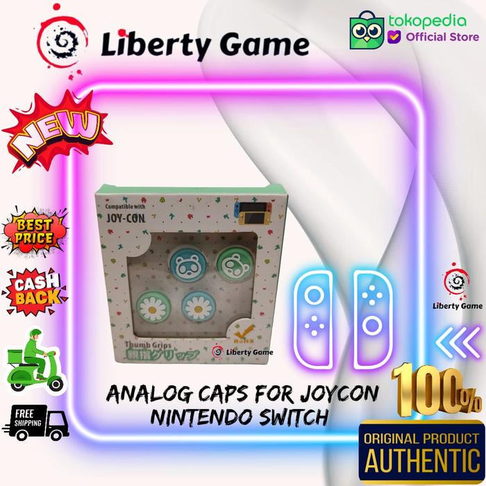 Gambar RoHS Analog Caps / Thumb Grips / Karet Pelindung Animal Crosing for Joycon Joy Con Nintendo Switch - AC 1  dari Liberty Game Store Kota Administrasi Jakarta Utara Tokopedia