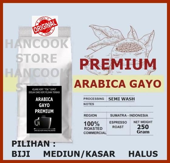 Gambar KOPI GAYO ARABIKA ACEH PREMIUM BUBUK HALUS MEDIUM DARK BIJI BEAN Espresso - BIJI ROASTING dari hancookstore undefined Tokopedia